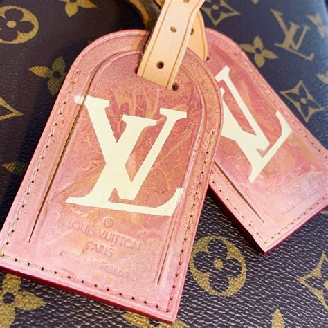 lv stamp|authentic louis vuitton luggage tag.